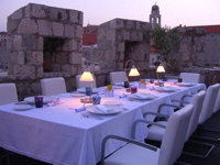 Open air restaurant