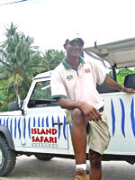 Island Safari driver and tour guide Ron