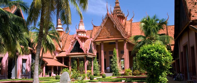 The French-built National Museum in Phnom Penh