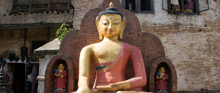 Dhyani Buddha Aksobhya Statue in Kathmandu