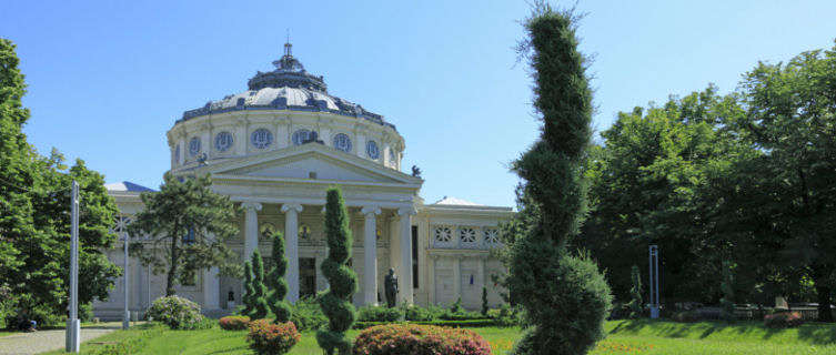 The Romanian Athenaeum in Bucahrest