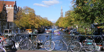 Amsterdam's canals enhance the beauty of the city