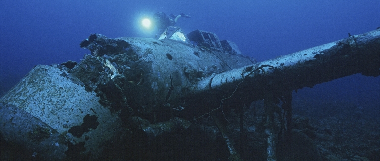 A fierce WWII battle left Palau's seafloor strewn with wrecks