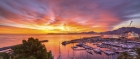 A spectacular sunrise at Palermo Harbour, Sicily