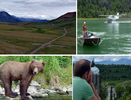 Venture to Denali and Wolverine Creek for inland wonders