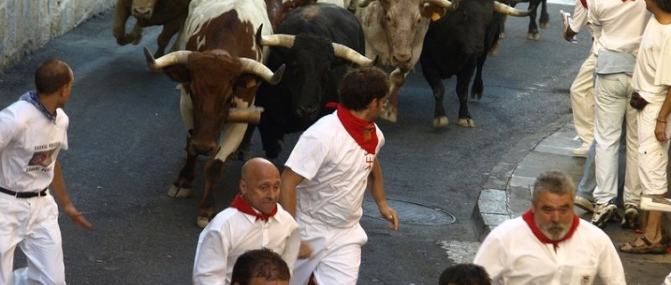 All gentlemanly conduct disappears at San Fermín