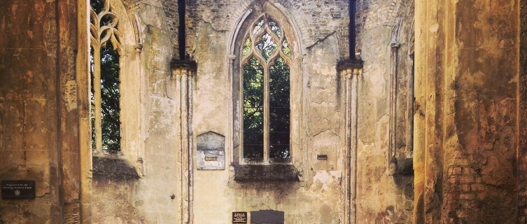 An abandoned church in Nunhead, London