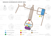 Bangkok Suvarnabhumi International Airport map