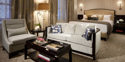 The décor and furniture echo the 1920s and 30s - elegant and timeless