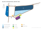 Belfast International Airport map