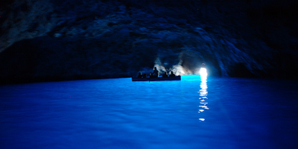 Capri's Blue Grotto is one of the world's most famous sea caves