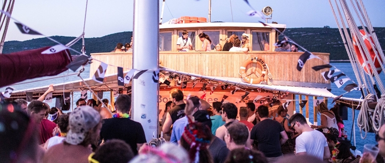 Boat parties are just one part of The Garden Festival in Croatia