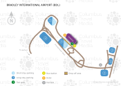 Bradley International Airport map