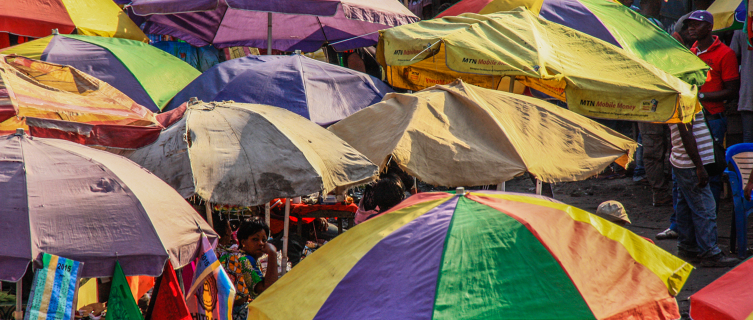 Brazzaville's colourful Marché Total is the city's biggest market