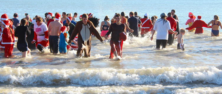 Brits love to start the year with an icy plunge