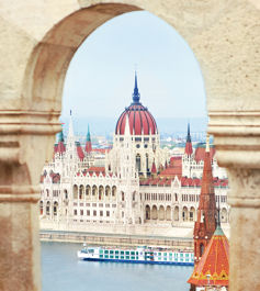 Cruise along on board the River Beatrice in Budapest
