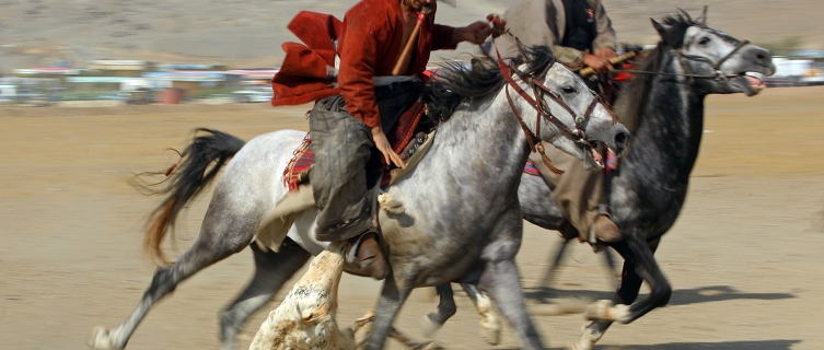 Buzkashi is played throughout central Asia