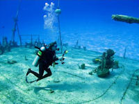 Ship wrecks off the Cayman Islands