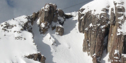It takes a leap of courage to tackle Corbet's Couloir