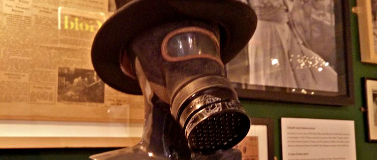 Dubliners were issued gas masks during WWII