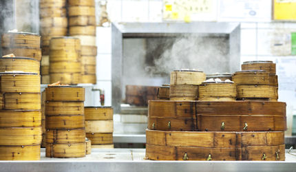 Shanghai is famous for steamed buns known as Xiao Long Bao
