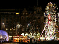 Edinburgh lights at Christmas and New Year