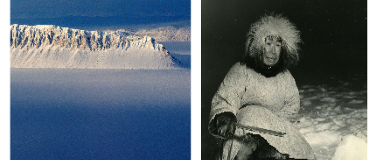 Ellesmere Island in summer and an Inuit ice fishing