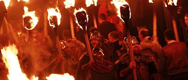 Fire? Check. Viking attire? Check. Let Up Helly Aa commence