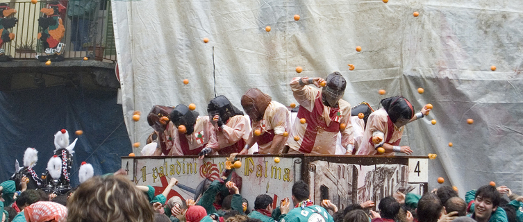 Forget La Tomatina - Italy's Battle of the Oranges is more fun