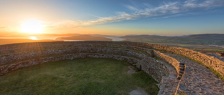 Grianán of Aileach, the fairy fort in County Donegal home to many myths and legends