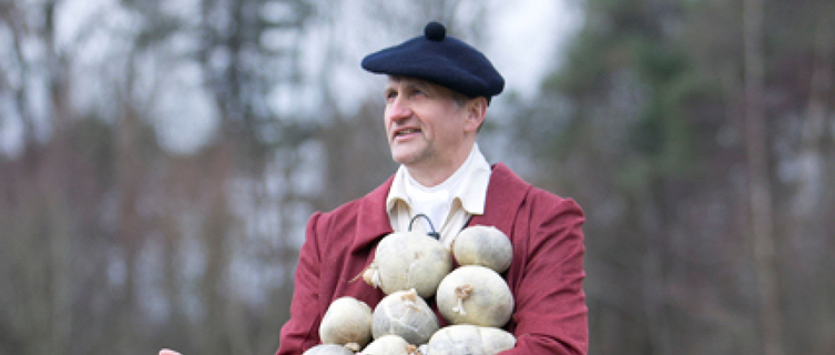 Haggis hurling is part of the Burns Night celebrations in Ayr