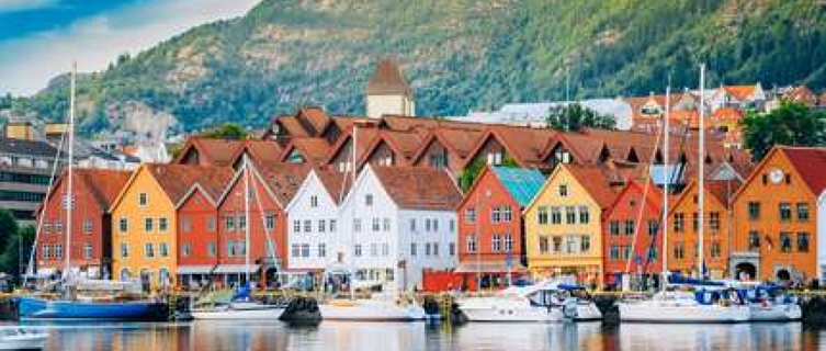 Hanseatic wharf in Bergen, Norway