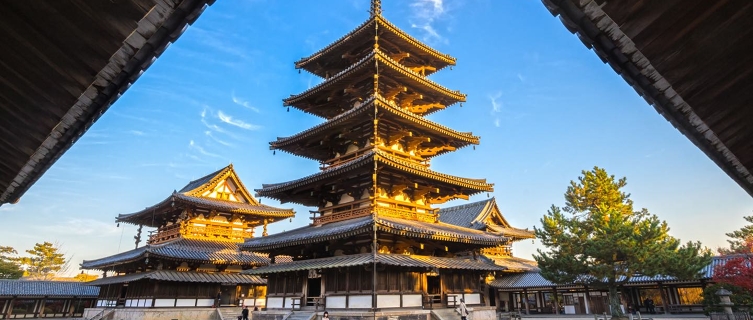 Horyu-ji, Japan's first designated UNESCO Heritage site.