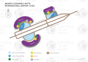 Jakarta Soekarno-Hatta International Airport map