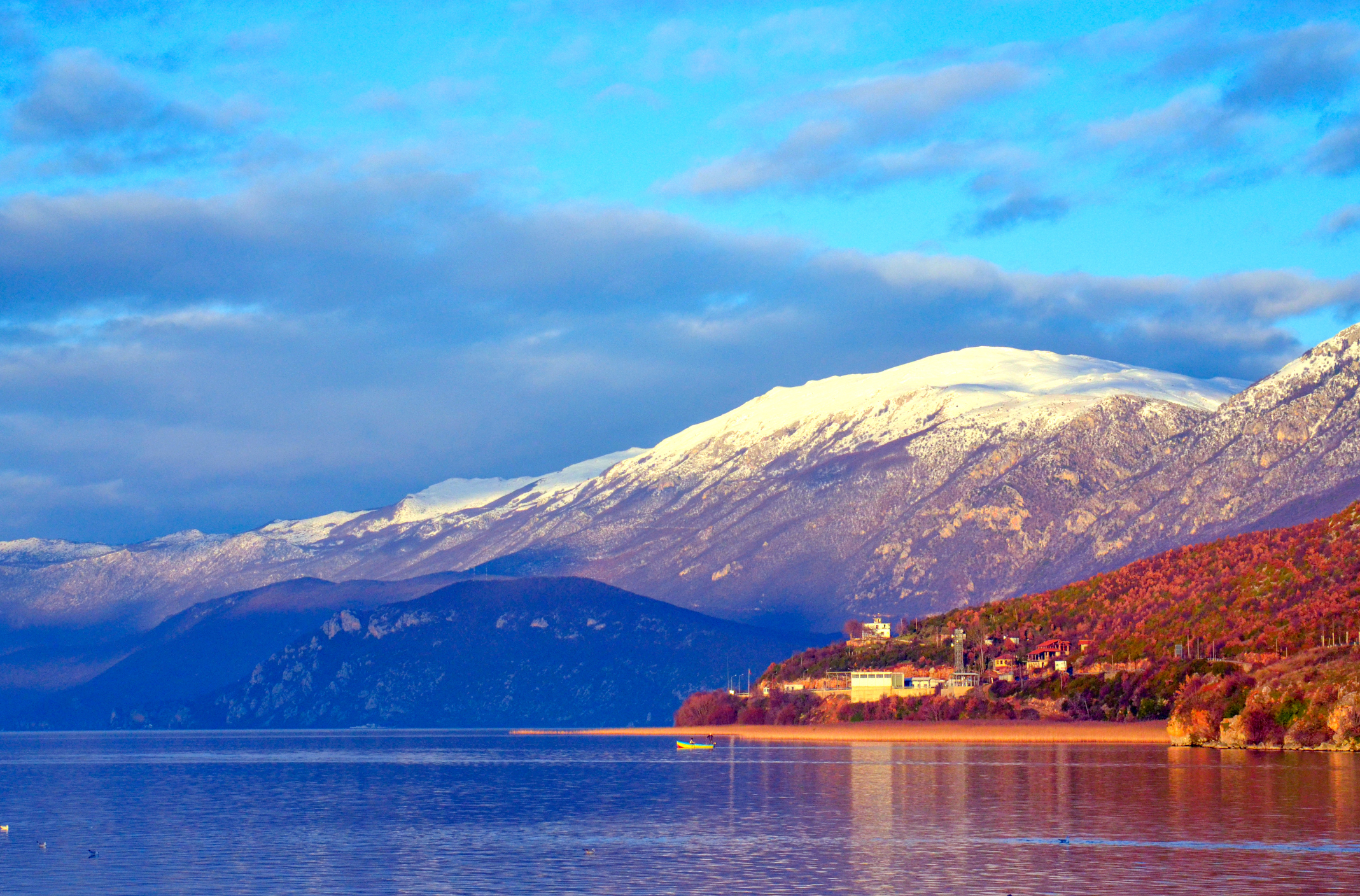 Lake Ohrid in Albania