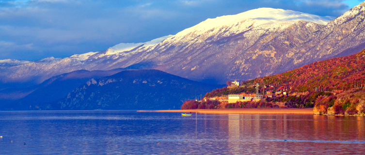 Lake Ohrid in Albania 