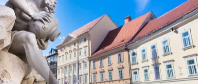 Ljubljana has pedestrian friendly streets