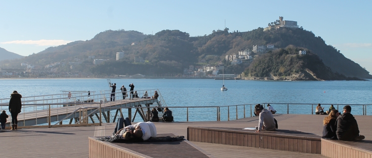 Lounging is key to life in San Sebastián