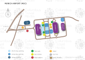 Munich Airport map