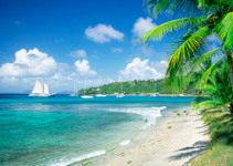 Enjoy a relaxing stroll on the private island of Mustique