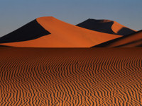 Discover Namibia's fiery red giant sand dunes