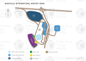 Nashville International Airport map