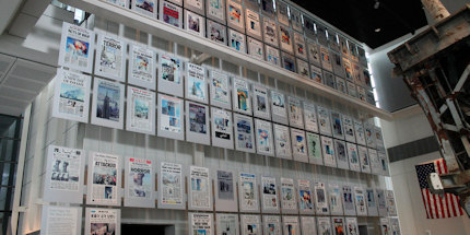 Newseum's 9/11 memorial features hundreds of front pages from the day