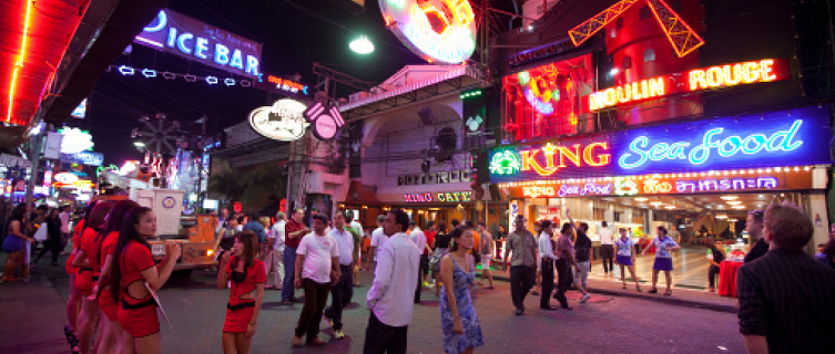 Phuket Walking Street dazzles with its neon lights 