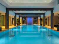 The spa also has a stunning swimming pool
