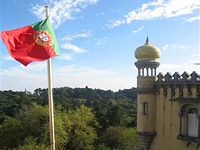 Hop on a train from Lisbon to Sintra, and wander the striking Pena National Palace