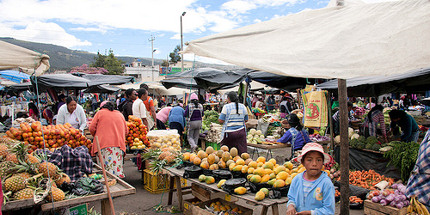 Get stuck into Ecuador's foodie culture, with a trip to the market