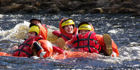 Have a go at surfing the rapids, without a raft