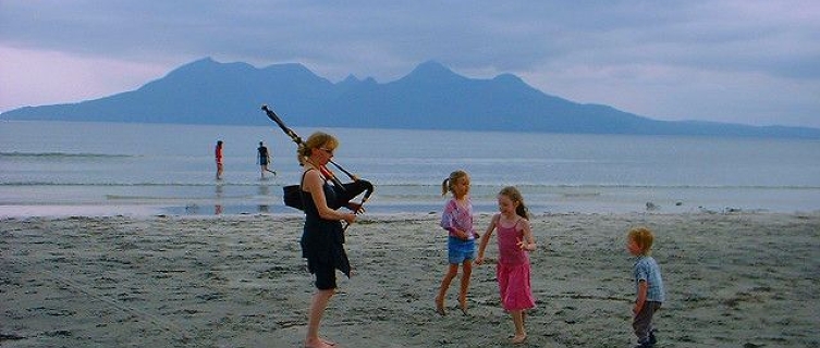 Residents on the Isle of Eigg celebrate life's simple pleasures