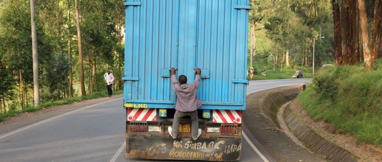 Rwandans have excellent eco credentials, especially this guy